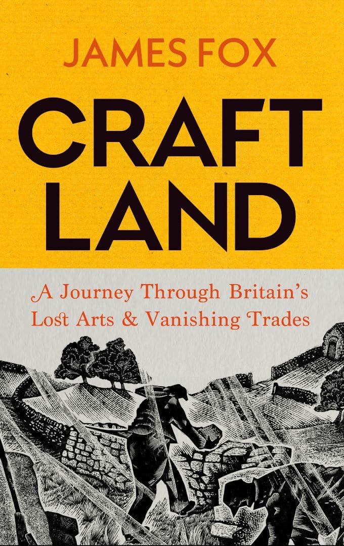 James Fox’s book Craftland displayed ahead of his upcoming event