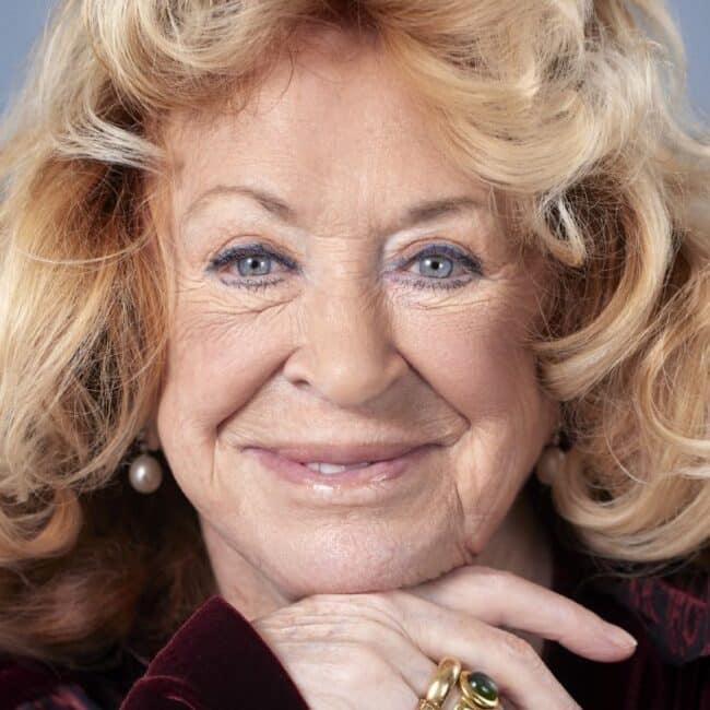 Lynda La Plante speaking at Wimbledon BookFest with a booksigning