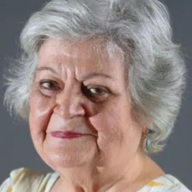 Salima Hashmi, renowned artist and educator, speaking at a cultural event