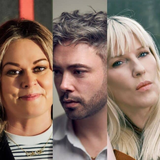 elaine feeney, wendy erskine and sean hewitt