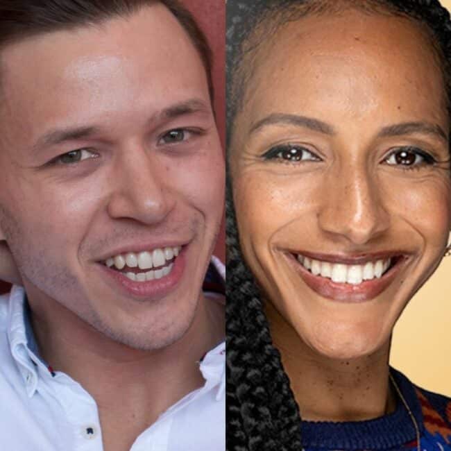 Jassa Ahluwalia speaking at an event, actor and presenter known for his dynamic roles in film and television