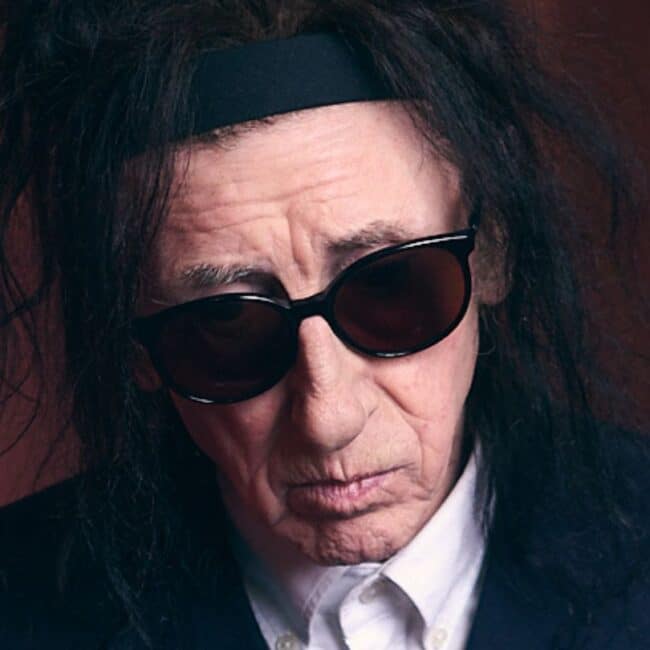 Dr John Cooper Clarke performing live at Wimbledon BookFest 2025 – London literary festival